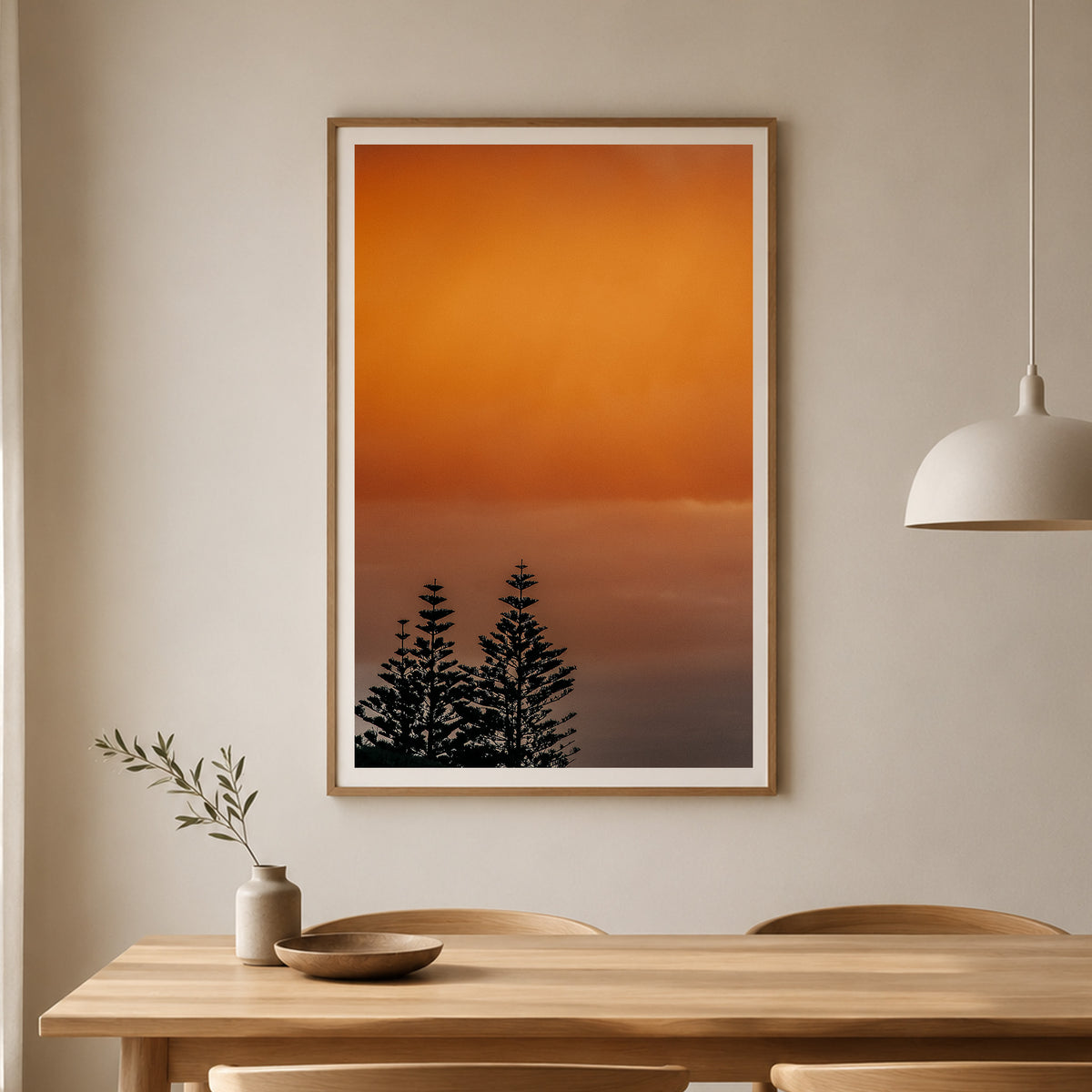 Watercolour Pines